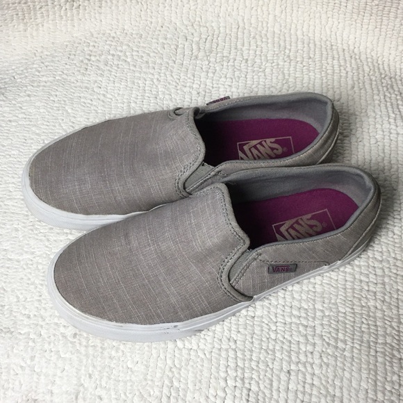 vans asher chambray mid gray